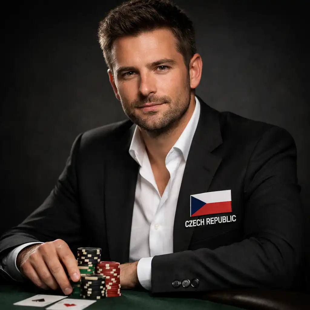 Portrét pokerového hráče